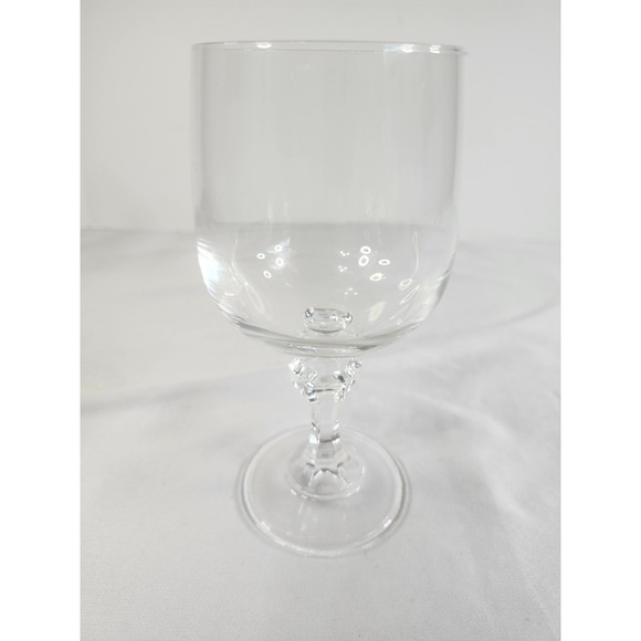Cristal D'Arques Other - Cristal D'Arques Paris Royal Water Goblet Wine Glass 8oz Clear Hexagonal Stem